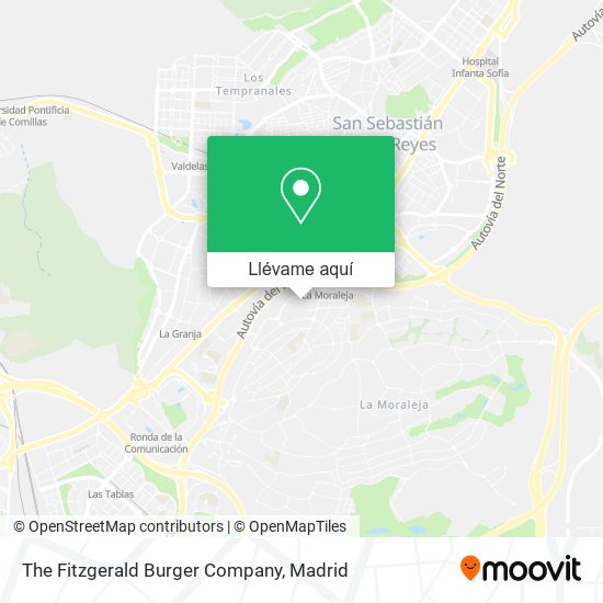 Mapa The Fitzgerald Burger Company