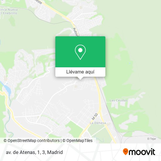 Mapa av. de Atenas, 1, 3