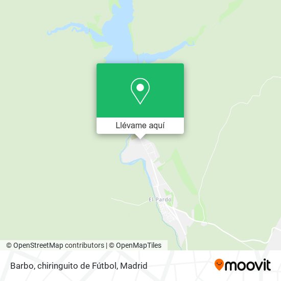 Mapa Barbo, chiringuito de Fútbol