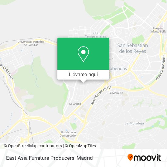 Mapa East Asia Furniture Producers