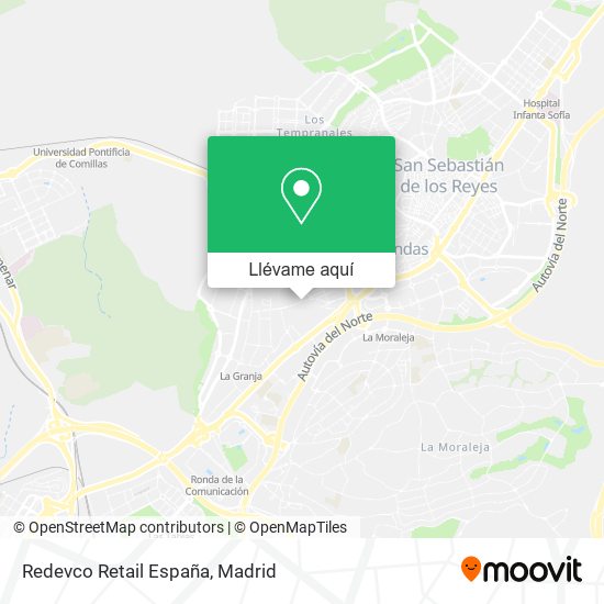 Mapa Redevco Retail España