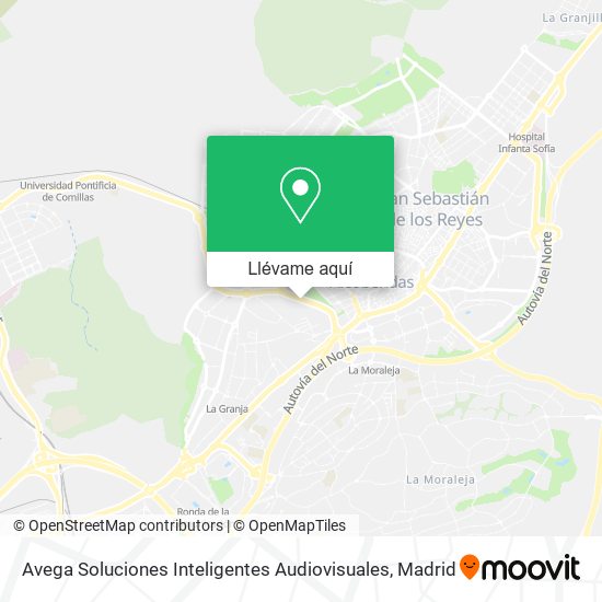 Mapa Avega Soluciones Inteligentes Audiovisuales