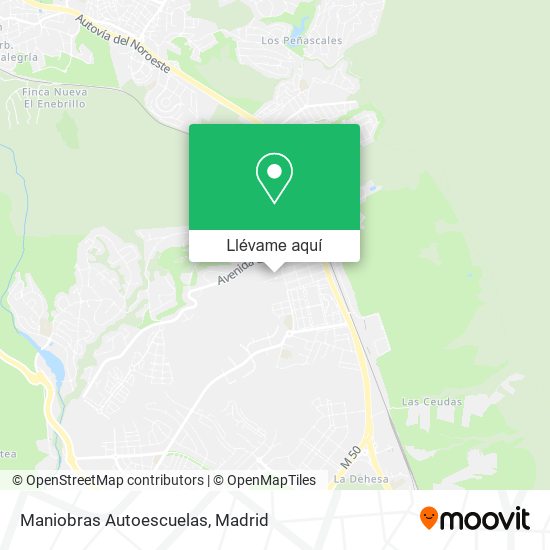 Mapa Maniobras Autoescuelas