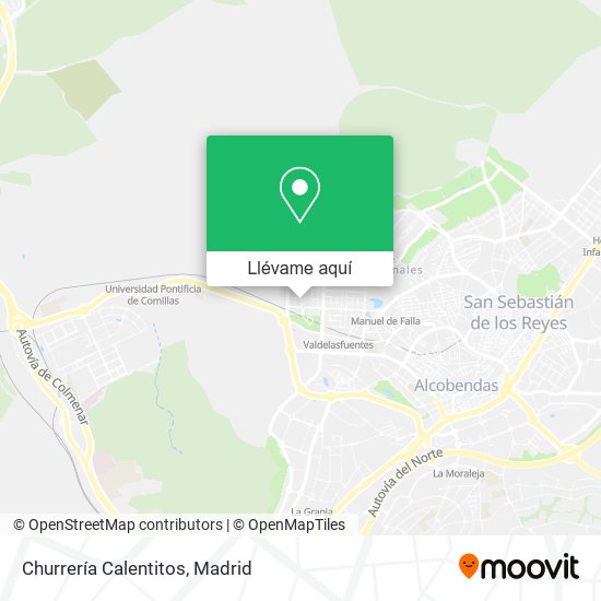 Mapa Churrería Calentitos