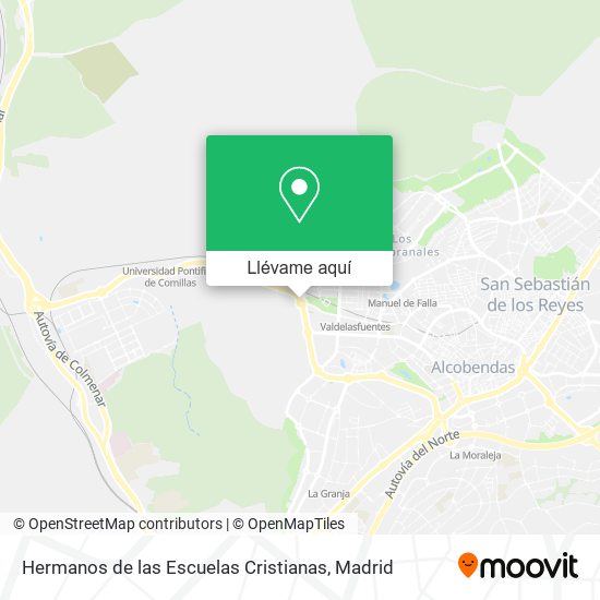 Mapa Hermanos de las Escuelas Cristianas