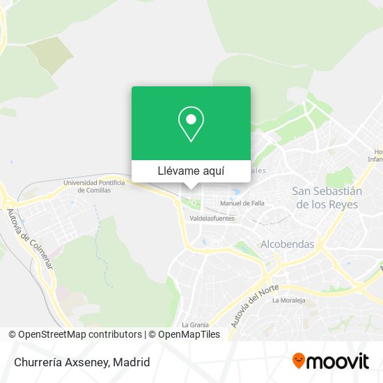 Mapa Churrería Axseney