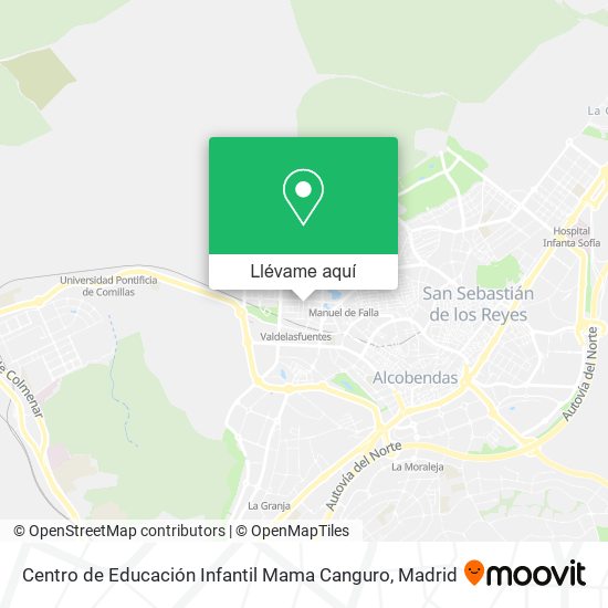 Mapa Centro de Educación Infantil Mama Canguro