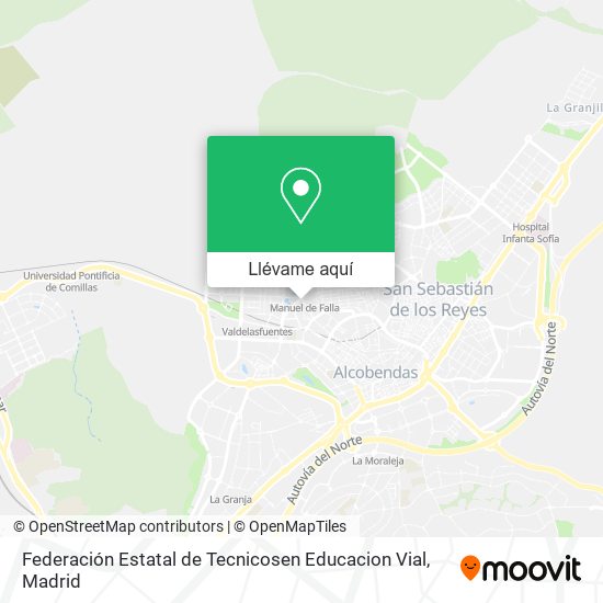 Mapa Federación Estatal de Tecnicosen Educacion Vial