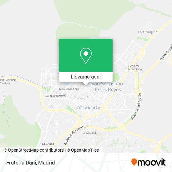 Mapa Frutería Dani