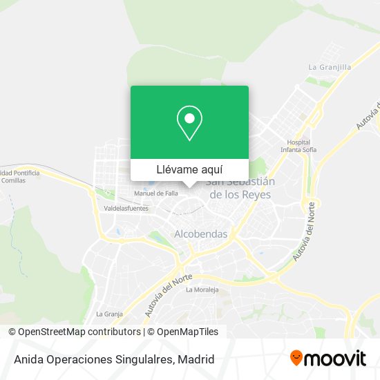 Mapa Anida Operaciones Singulalres