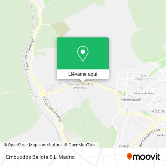 Mapa Embutidos Bellota S.L