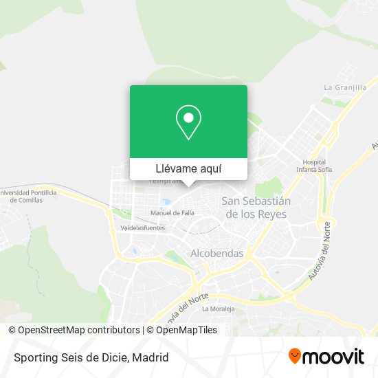 Mapa Sporting Seis de Dicie