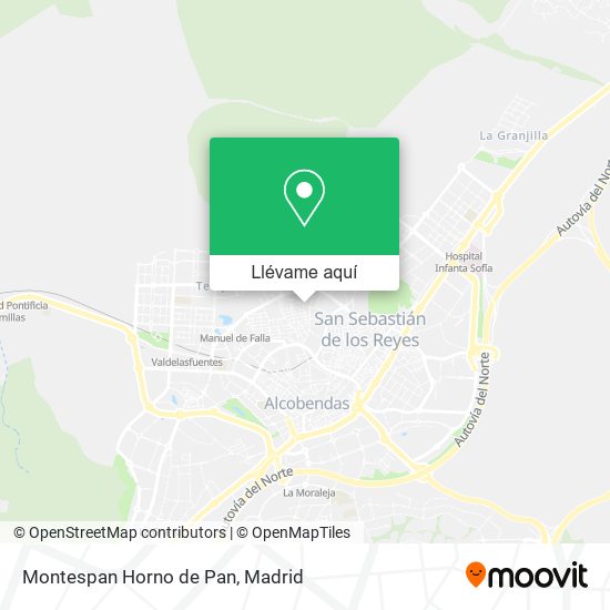 Mapa Montespan Horno de Pan