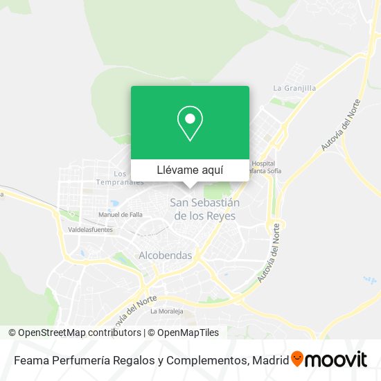 Mapa Feama Perfumería Regalos y Complementos