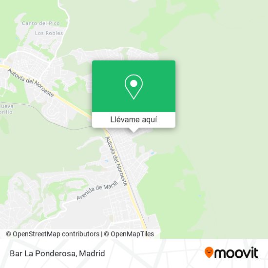 Mapa Bar La Ponderosa