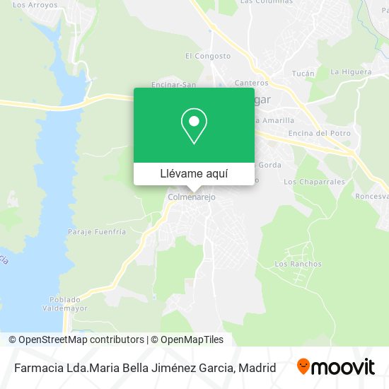 Mapa Farmacia Lda.Maria Bella Jiménez Garcia