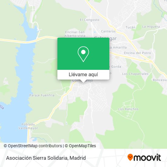 Mapa Asociación Sierra Solidaria