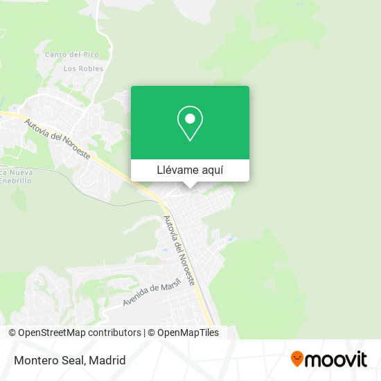 Mapa Montero Seal