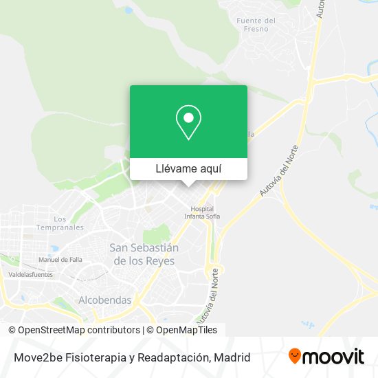 Mapa Move2be Fisioterapia y Readaptación