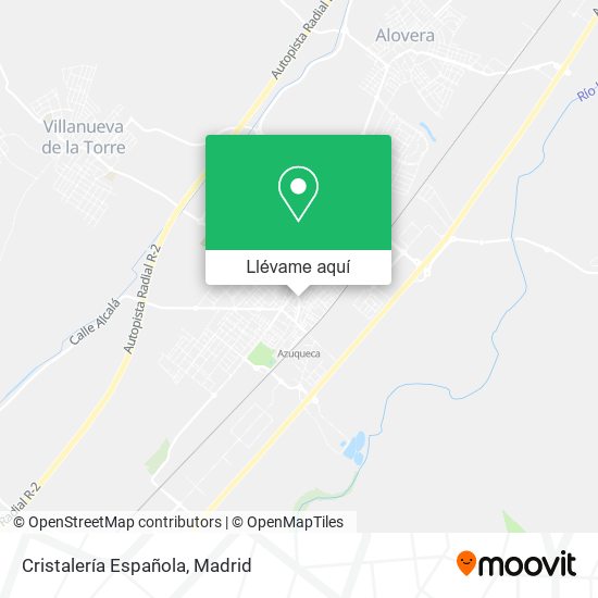 Mapa Cristalería Española