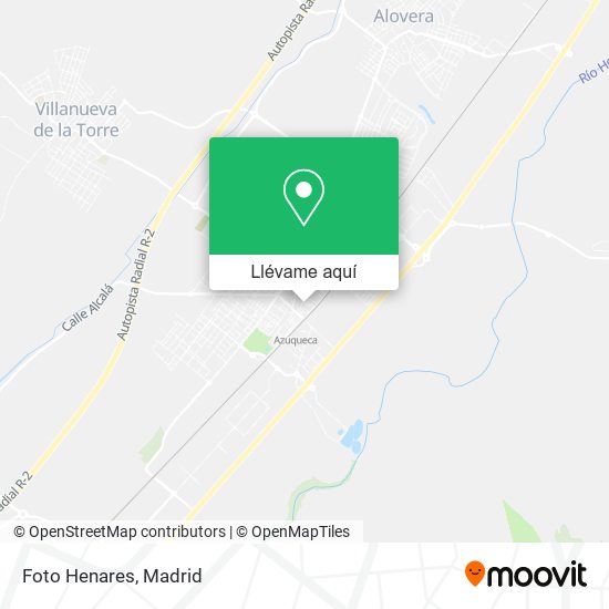 Mapa Foto Henares