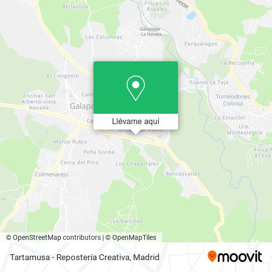 Mapa Tartamusa - Repostería Creativa