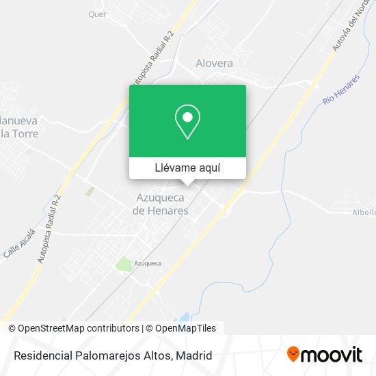 Mapa Residencial Palomarejos Altos
