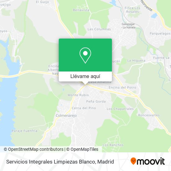 Mapa Servicios Integrales Limpiezas Blanco