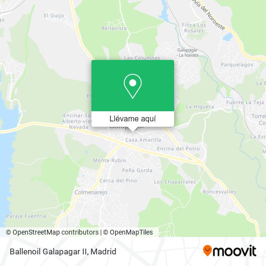 Mapa Ballenoil Galapagar II