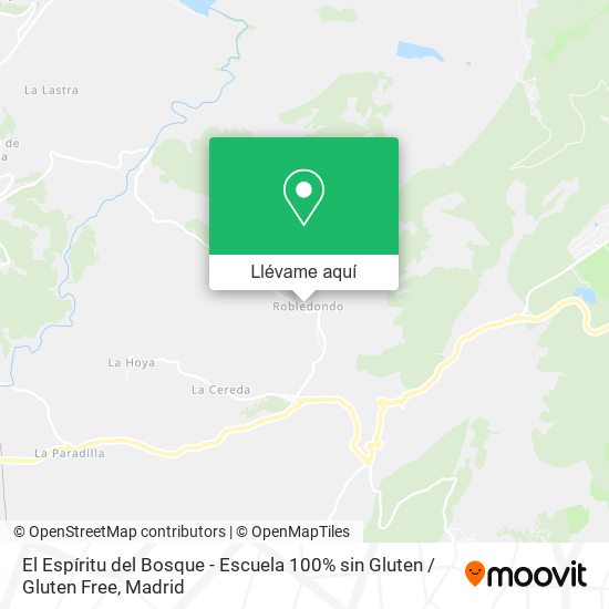 Mapa El Espíritu del Bosque - Escuela 100% sin Gluten / Gluten Free