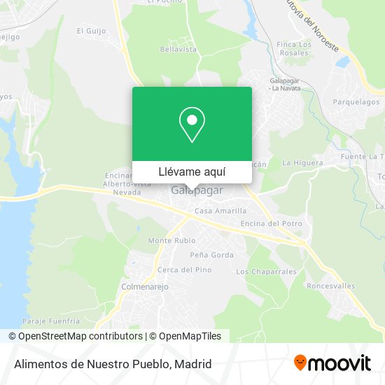 Mapa Alimentos de Nuestro Pueblo