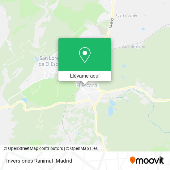 Mapa Inversiones Ranimat