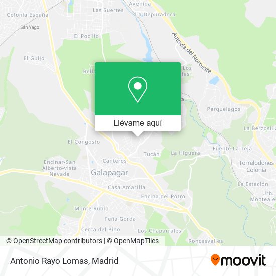 Mapa Antonio Rayo Lomas