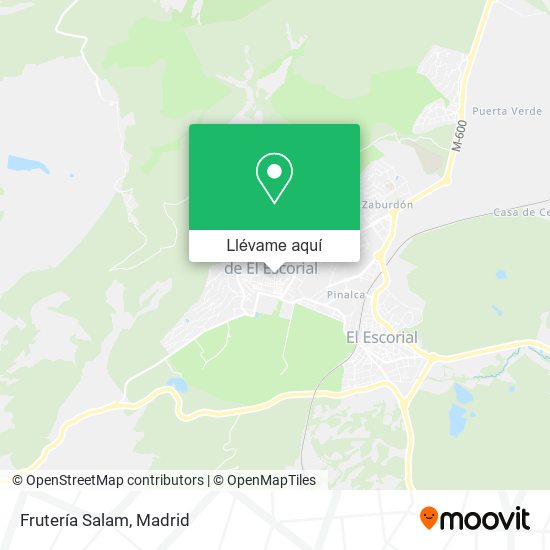 Mapa Frutería Salam