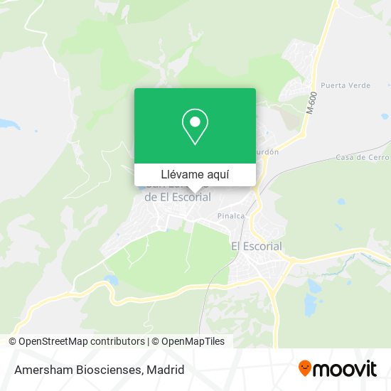 Mapa Amersham Bioscienses