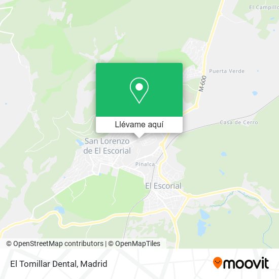 Mapa El Tomillar Dental