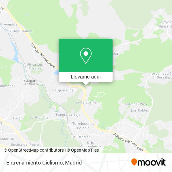 Mapa Entrenamiento Ciclismo