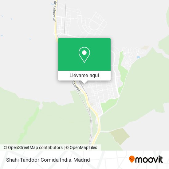 Mapa Shahi Tandoor Comida India