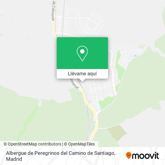 Mapa Albergue de Peregrinos del Camino de Santiago