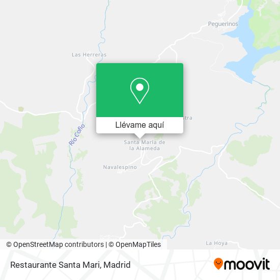 Mapa Restaurante Santa Mari