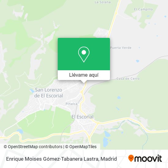 Mapa Enrique Moises Gómez-Tabanera Lastra