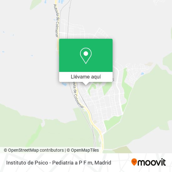 Mapa Instituto de Psico - Pediatría a P F m