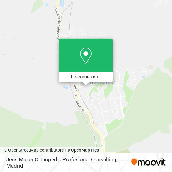 Mapa Jens Muller Orthopedic Profesional Consulting