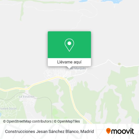 Mapa Construcciones Jesan Sánchez Blanco