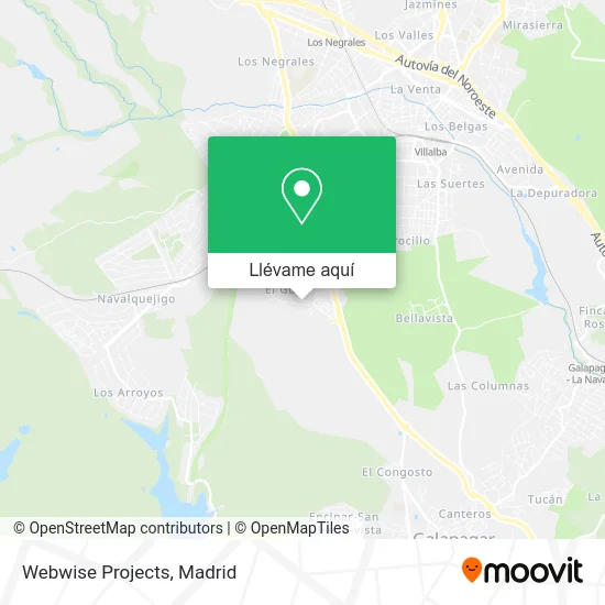 Mapa Webwise Projects