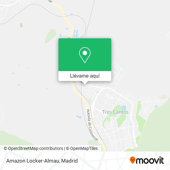 Mapa Amazon Locker-Almau