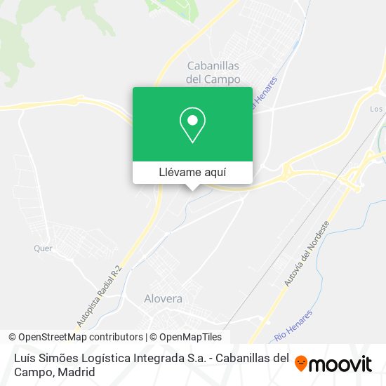 Mapa Luís Simões Logística Integrada S.a. - Cabanillas del Campo