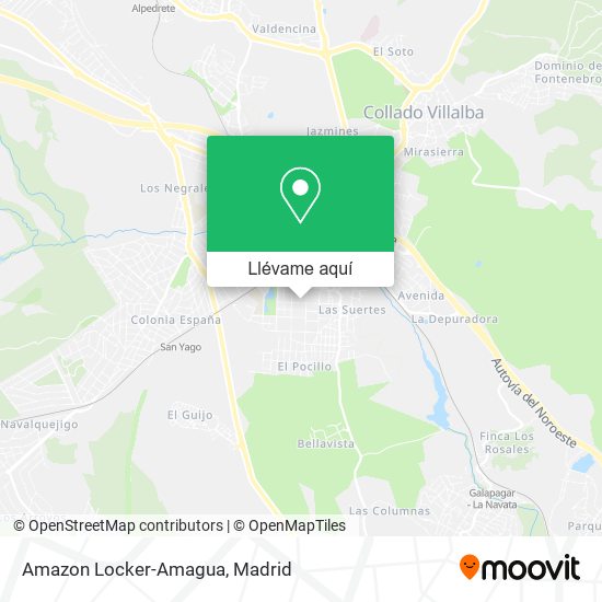 Mapa Amazon Locker-Amagua