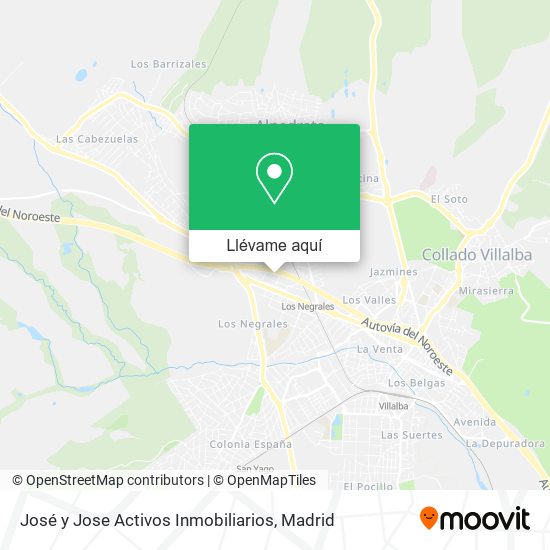 Mapa José y Jose Activos Inmobiliarios