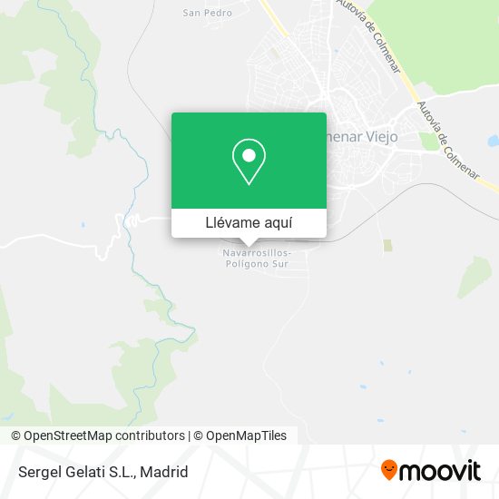 Mapa Sergel Gelati S.L.